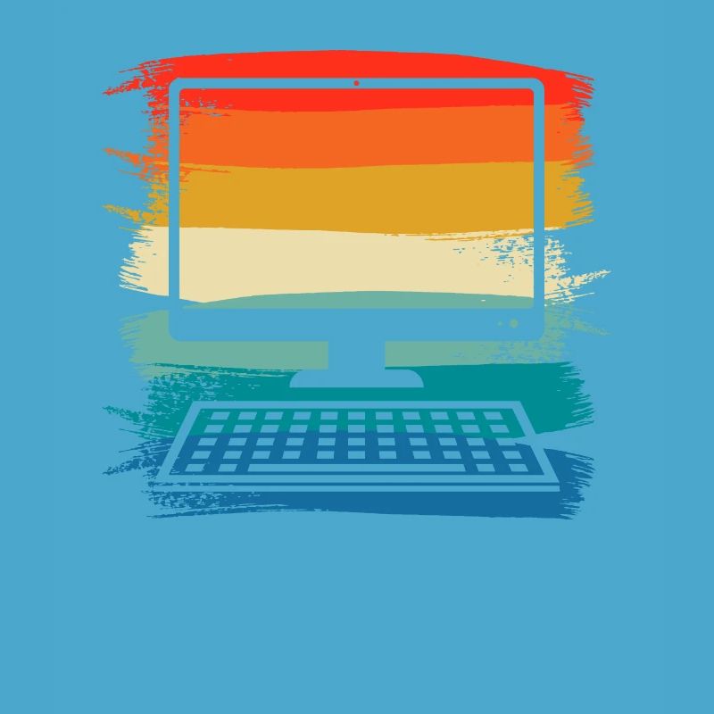 Rétro Vintage Programmeur Programmation Informatique