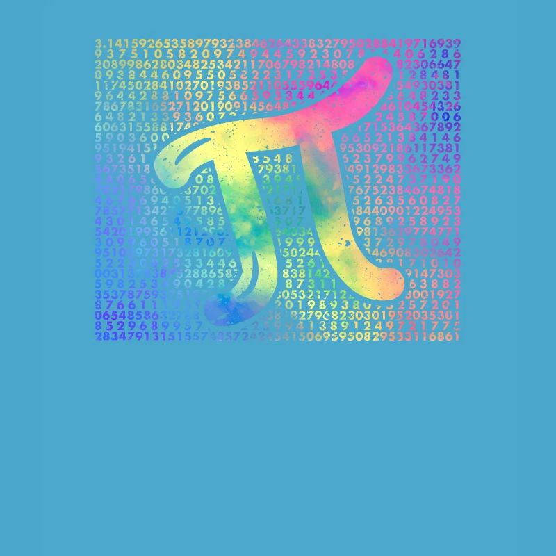 Pi Day 3.14 Cool Funny Nerd Math Lover Geek Rain