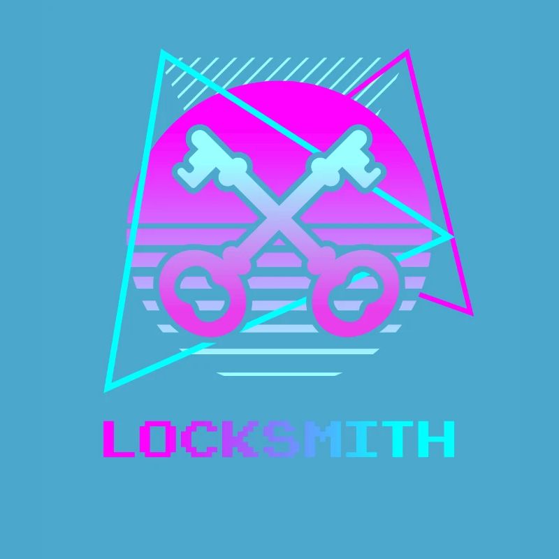 Retro Locksmith Lock Locksmithing