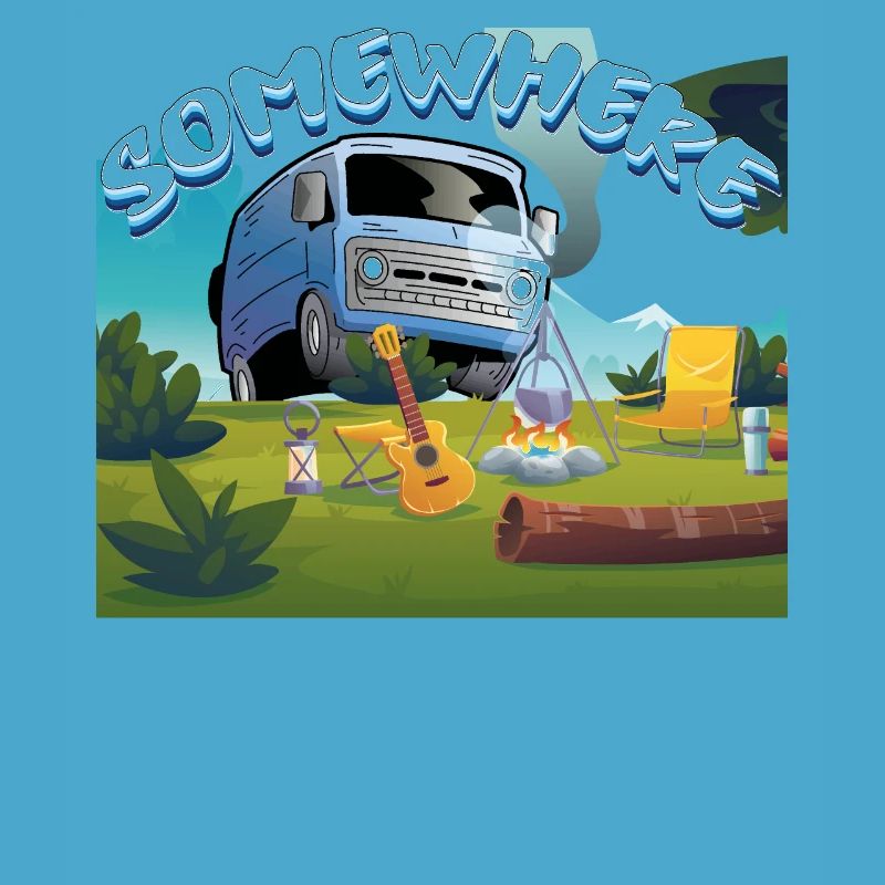 Somewhere is camping time