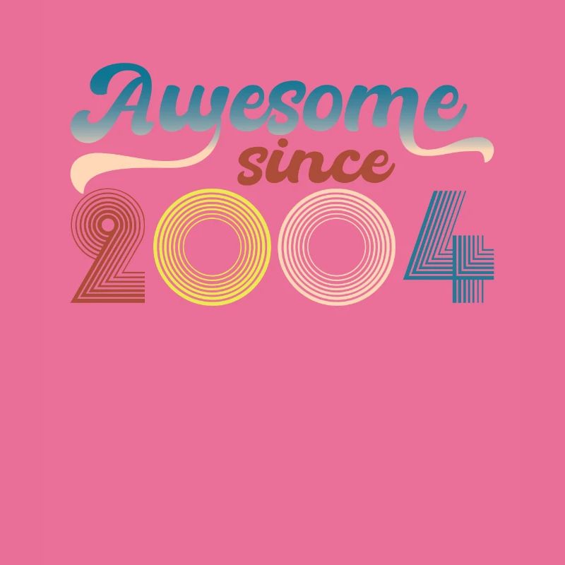 Fantastic since 2004 retro 19th Bitrthday