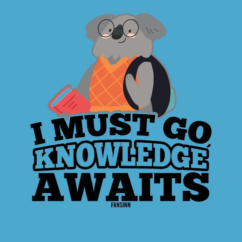 School Koala Nerd Students Learn Nerd