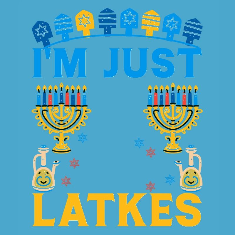 Hanoukka Hanoukka Dreidel Latkes Hanoukka