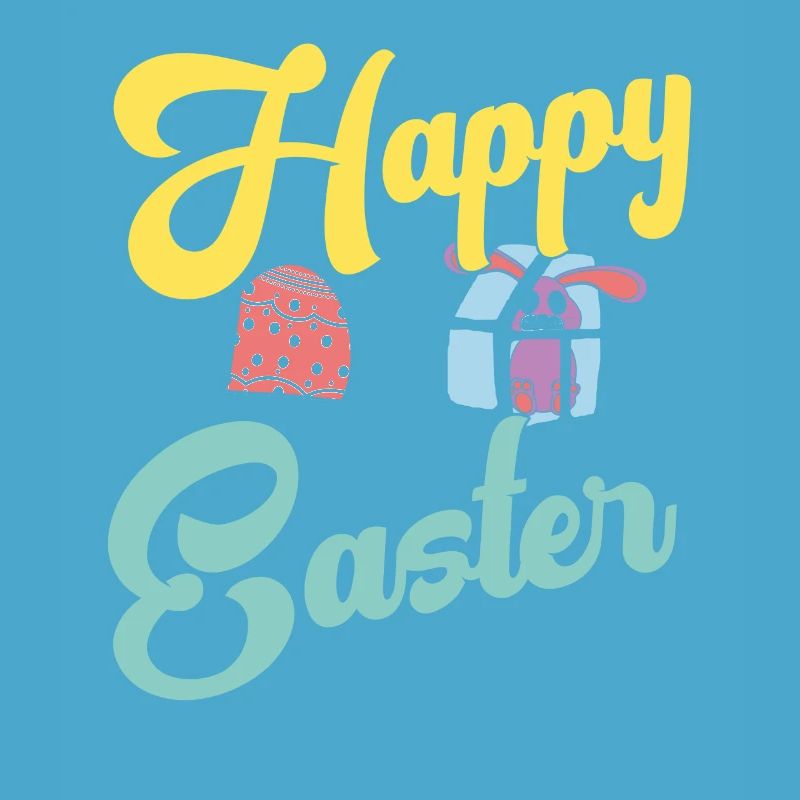 Bunny Happy Easter Day Spring Hunt Eggs Rabbit