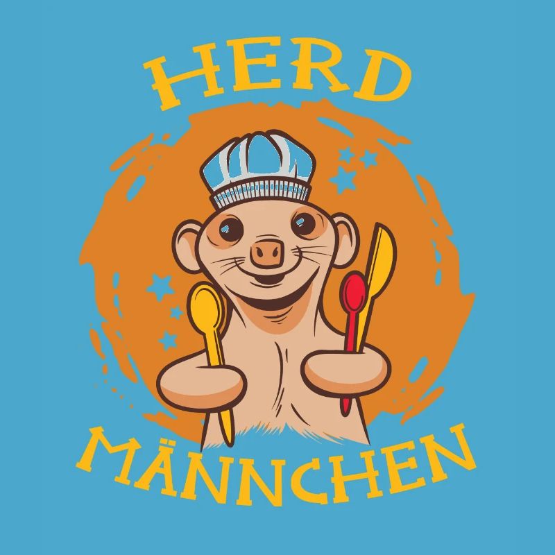 Herd Männchen das Erdmännchen