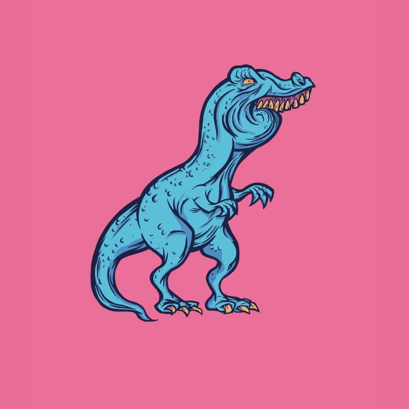 TRex Meme Dinosaur with Overbite Steffen with ph