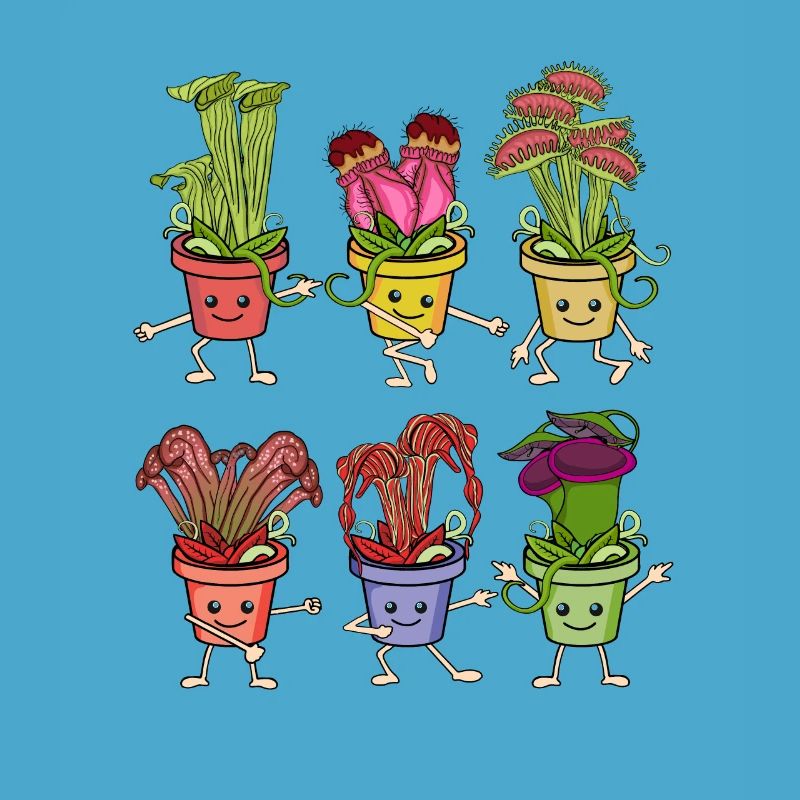 Carnivorous plants Venus flytrap