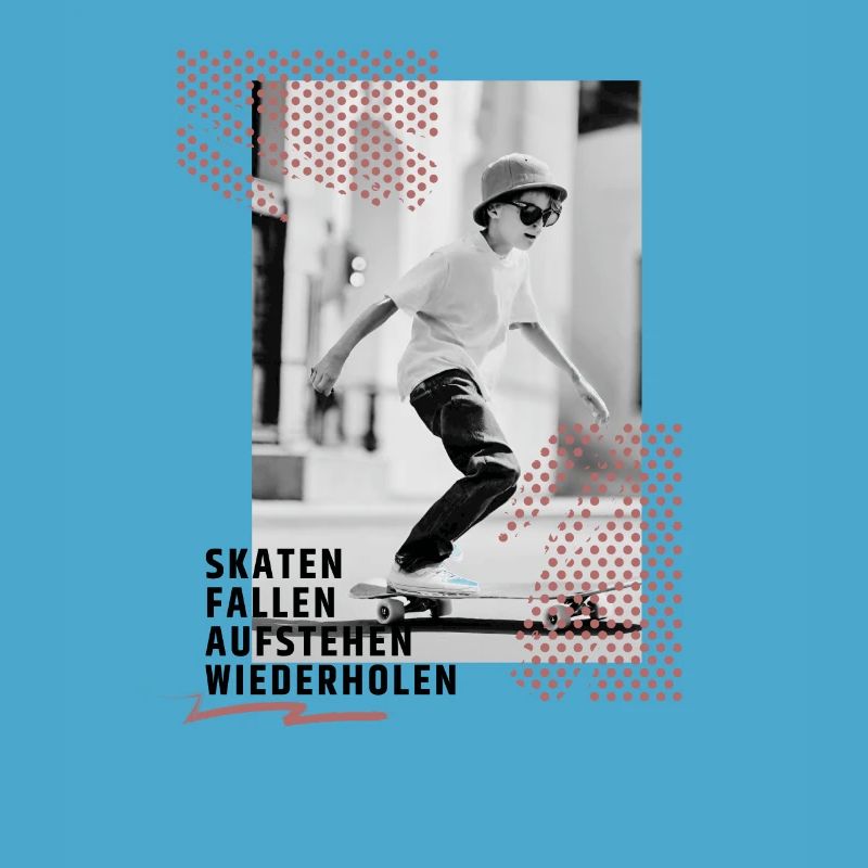 Skateboard Design Perfekt Jungen Geschenkidee