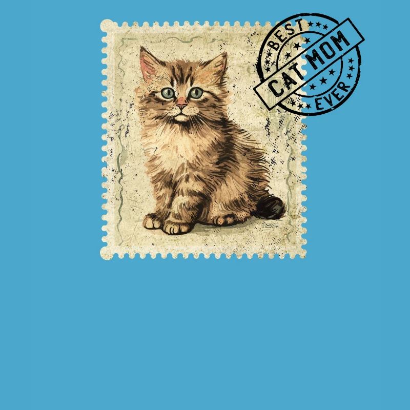 Chat Maman Chat Chat Timbre Chat Mamans