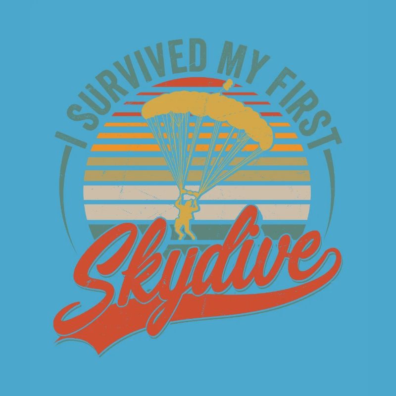 I Survived My First Skydive Parachute Skydiver