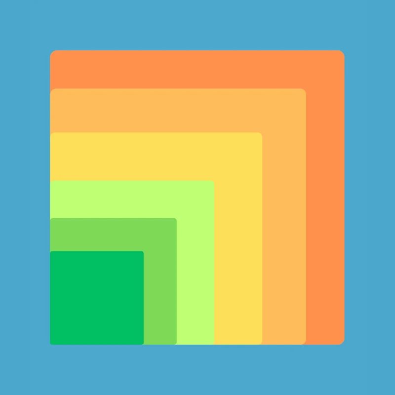 squares within a square.