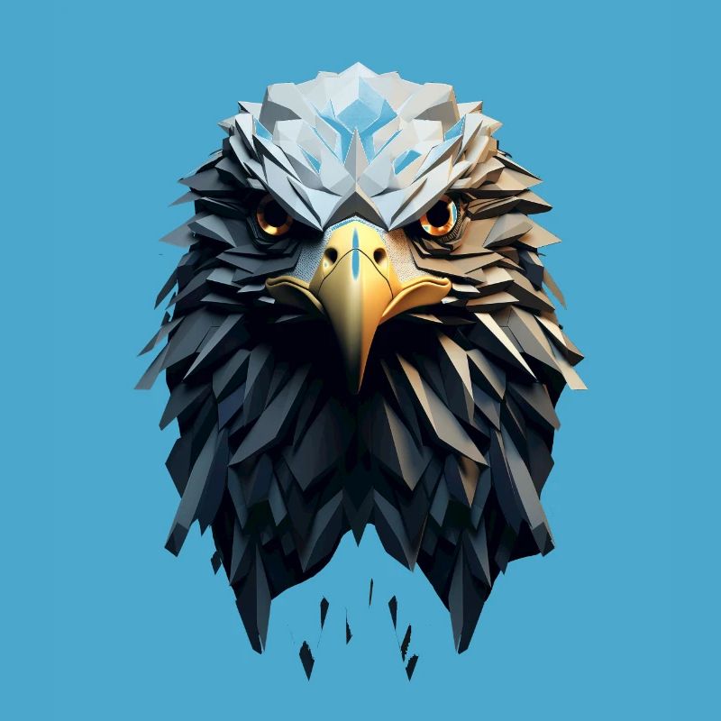 Geometric Eagle Animation