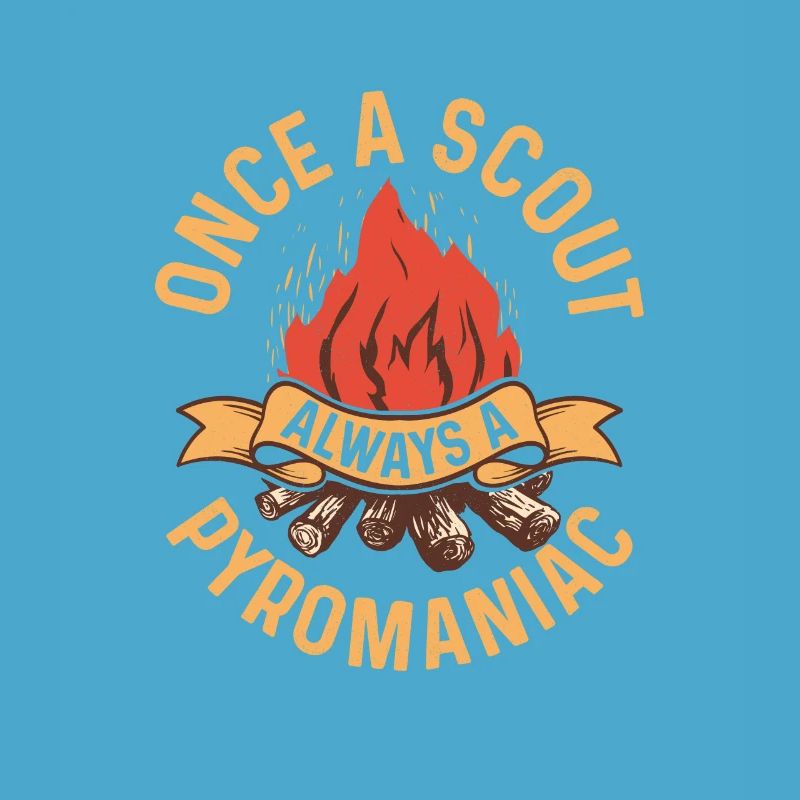 Scout's Flame: Forever a Pyromaniac Tee