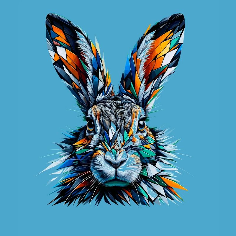 Polygon Art Jackrabbit Jackrabbits