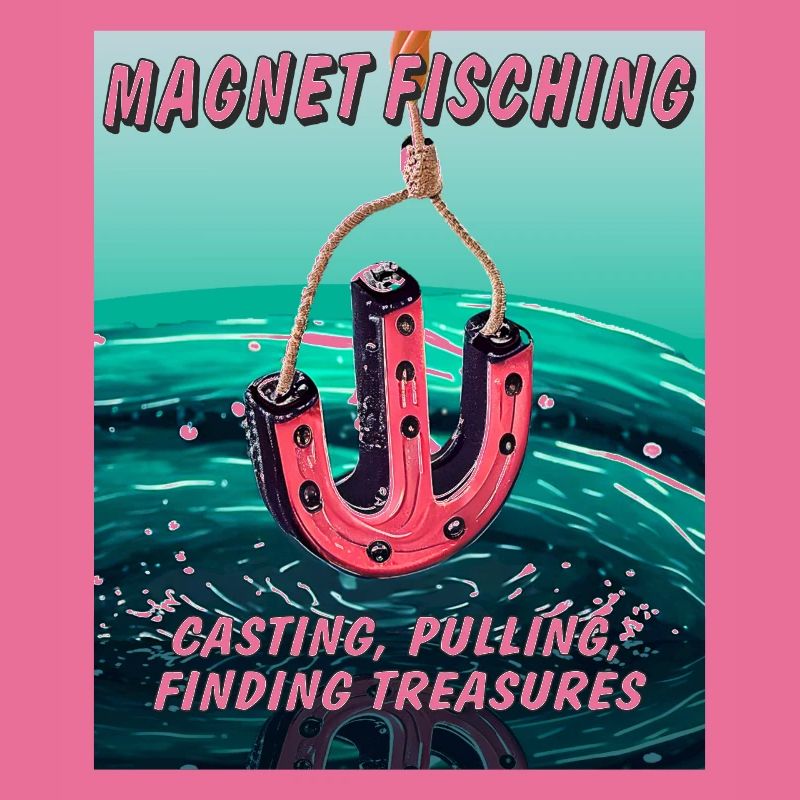 MAGNET FISCHING CASTING PULLING FINDING TREASU