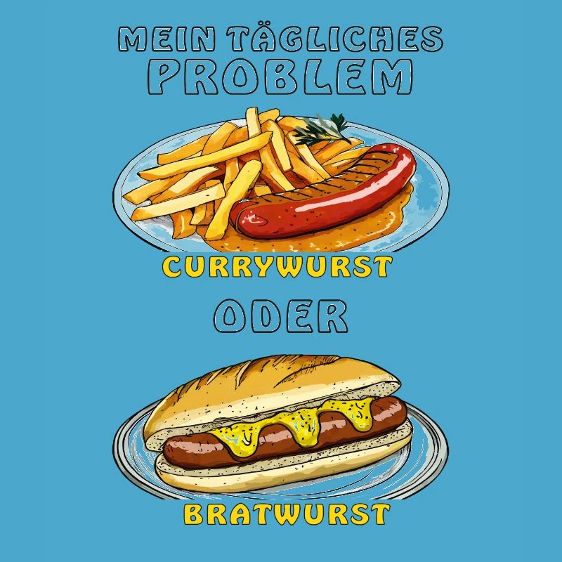 MEIN PROBLEM CURRYWURST ODER BRATWURST