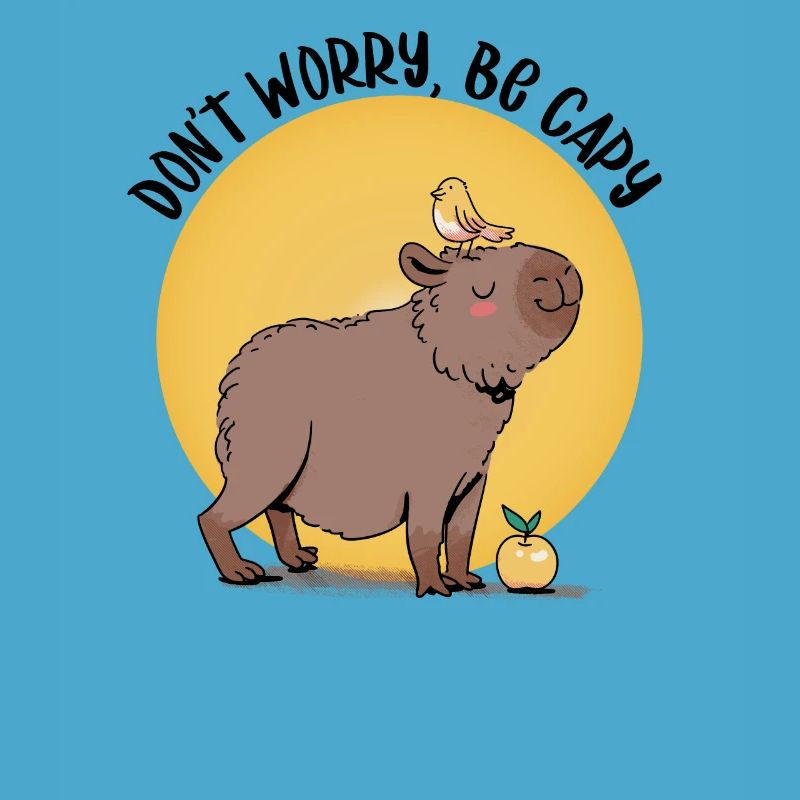 Niedlich, mach dir keine Sorgen, sei Cappy Capybara