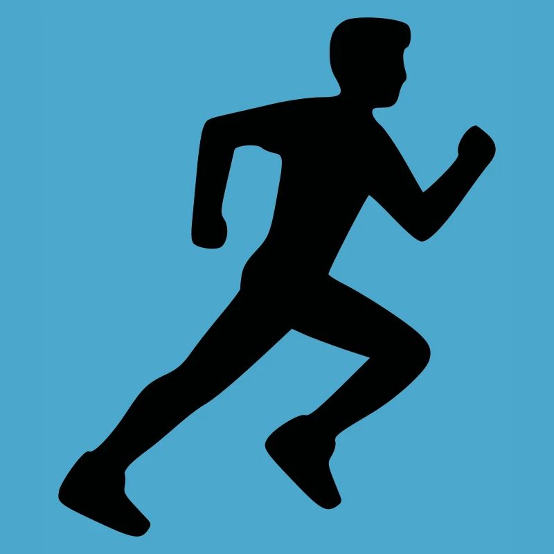 Runner Runner Jogger Minimal Icon Vector