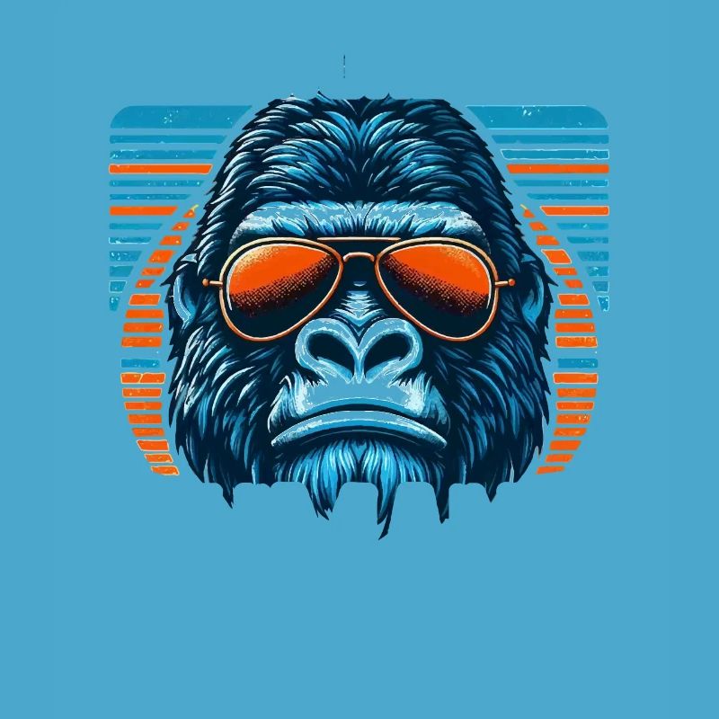 In einer Welt der Menschen Sei ein Gorilla Gorillas Gorillas