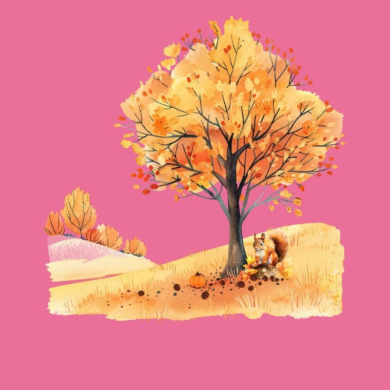 Herbst Eichhörnchen Autumn Squirrel