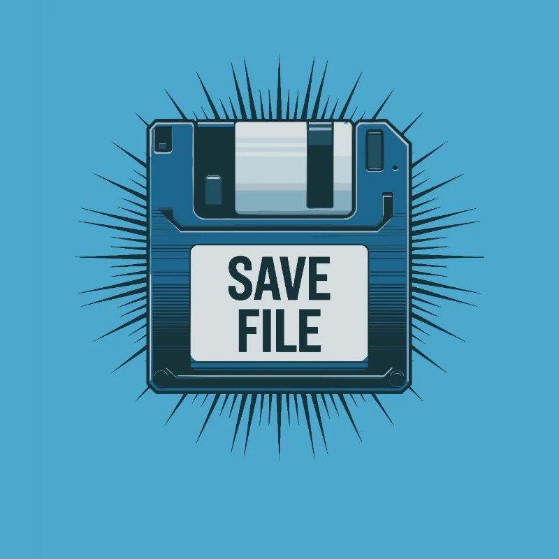 Save Disk Diskette 90s PC für einen Computer