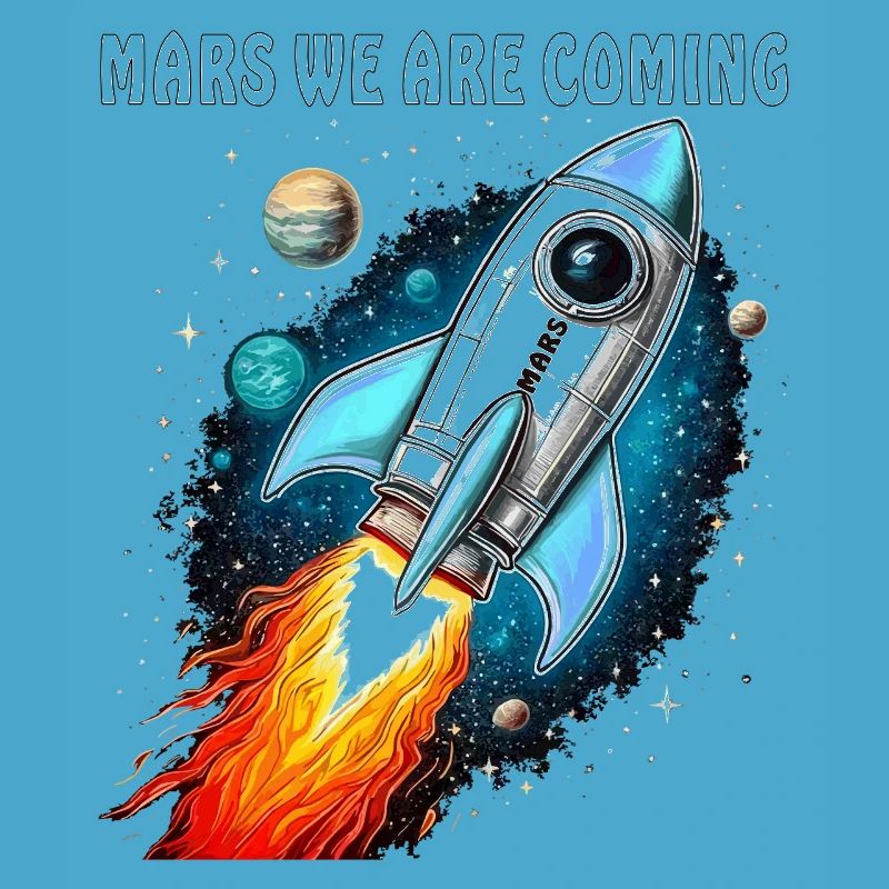 FUSÉE MARS NOUS ARRIVONS