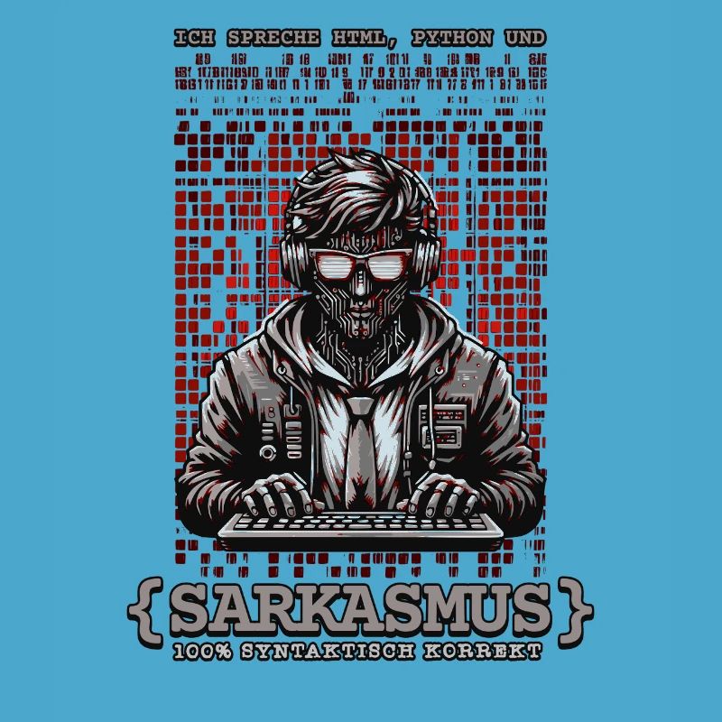 Ich spreche HTML Python und Sarkasmus