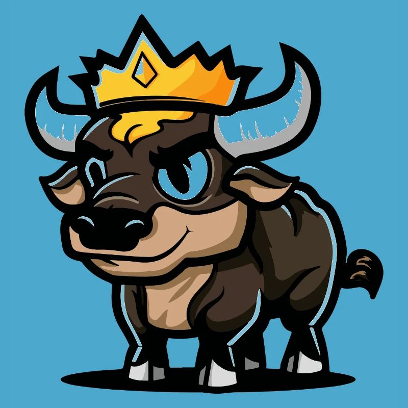 Stier Comic Krone