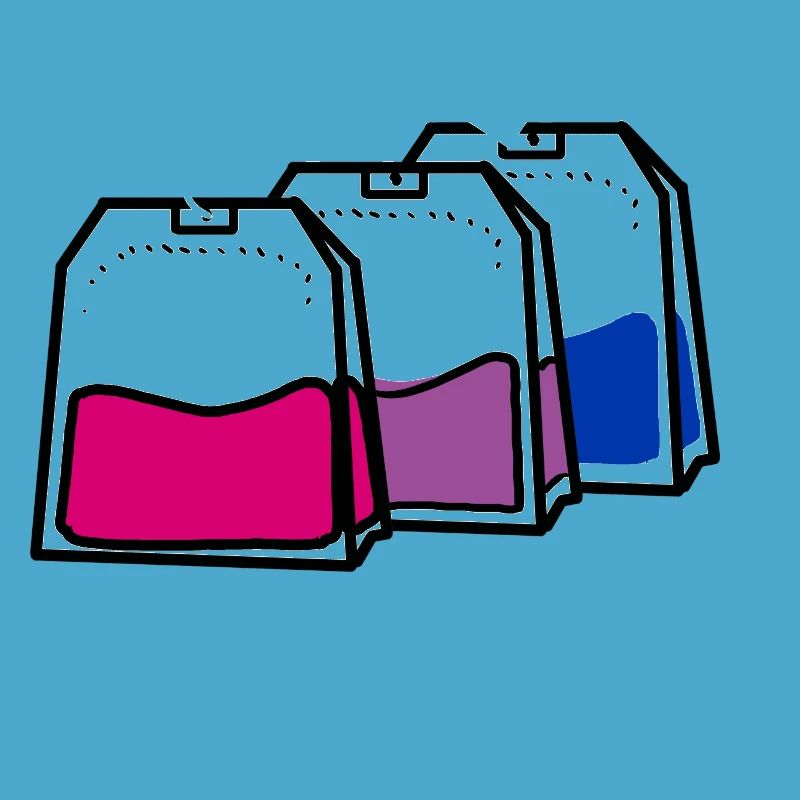 Bisexual Pride Teebeutel