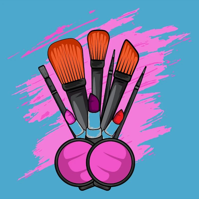 Makeup tools. Beautician. Poison