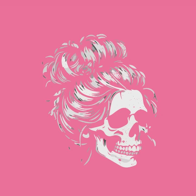 Skeleton Messy Bun Expensive Difficult And Talks
