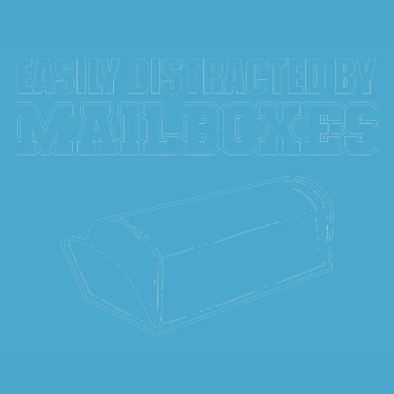 Distracted by mailboxes Clerk Gift