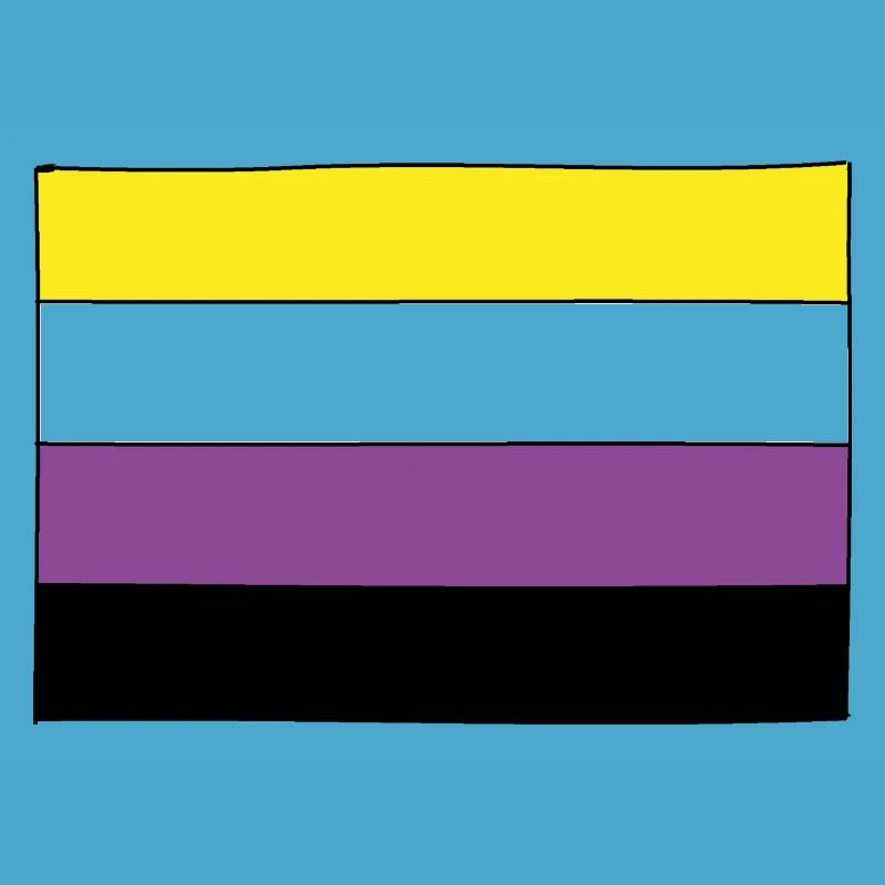 Nonbinary Flagge
