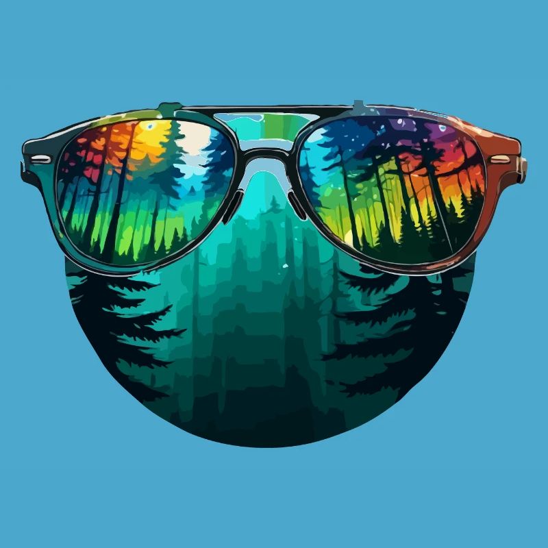 Lunettes de soleil / Reflection / Forest / Reflection