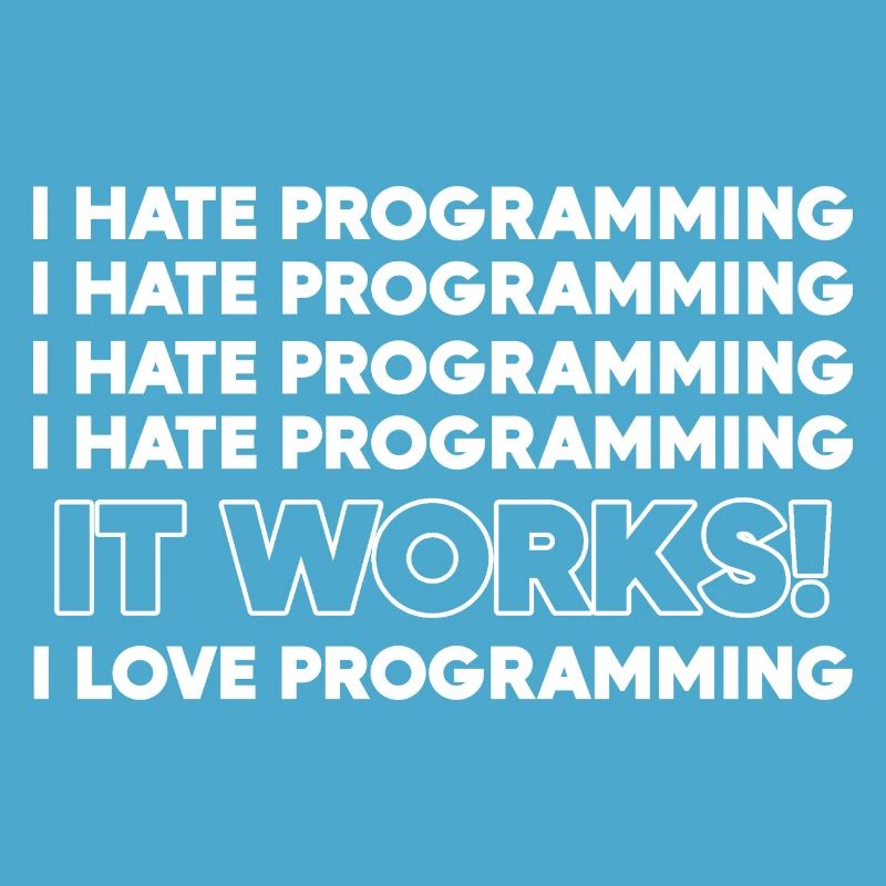 Ich hasse Programmierung Programmierer Geschenk