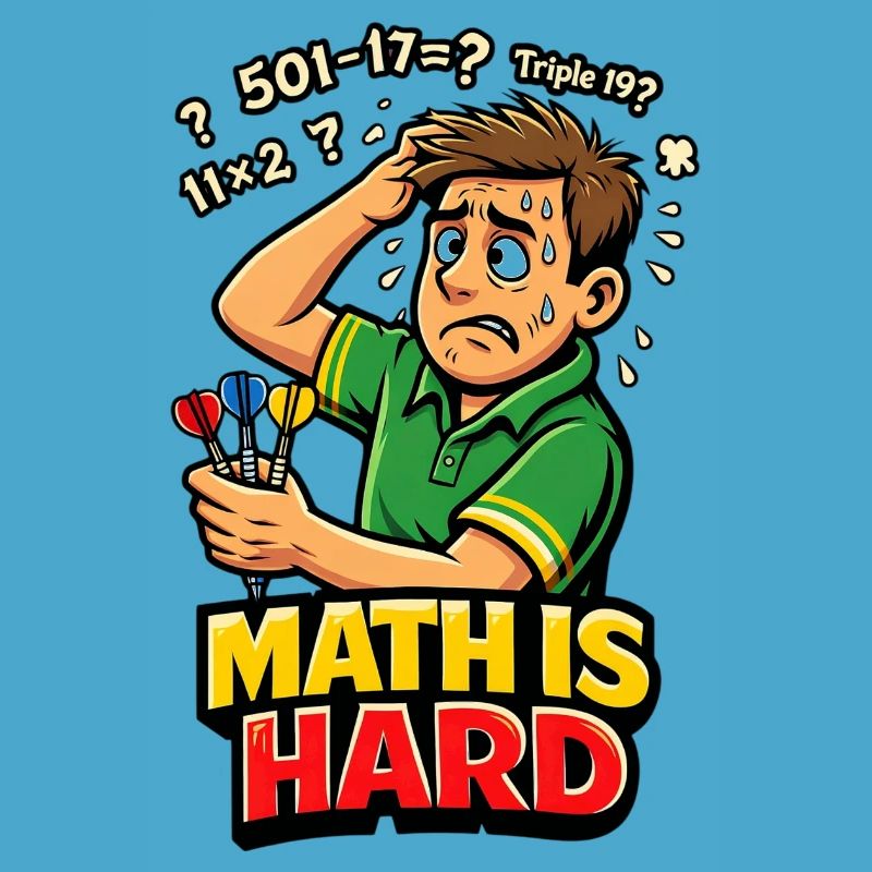 Les maths, c’est des fléchettes difficiles