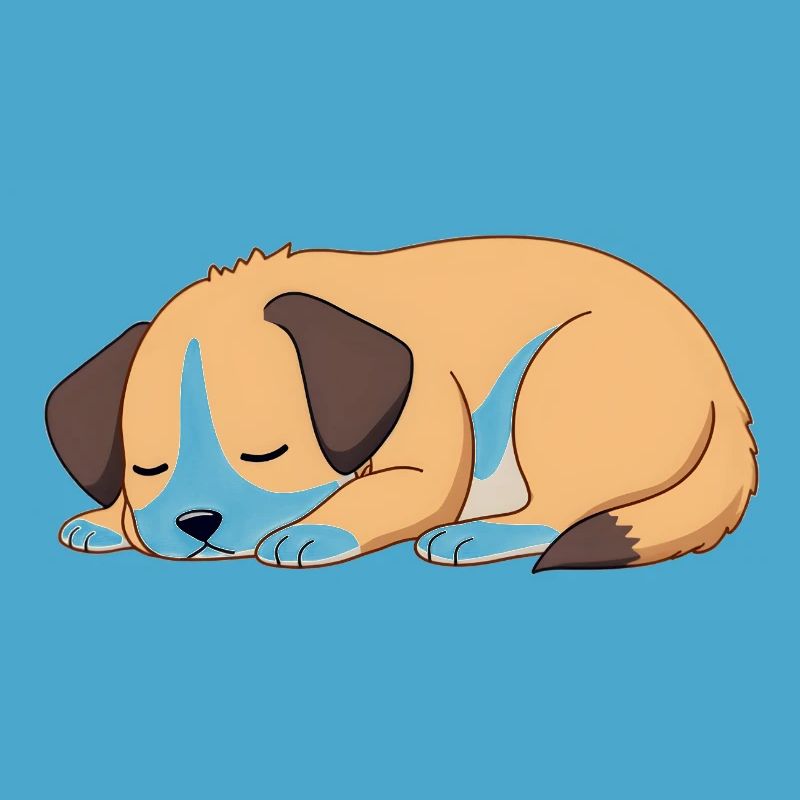 chien endormi