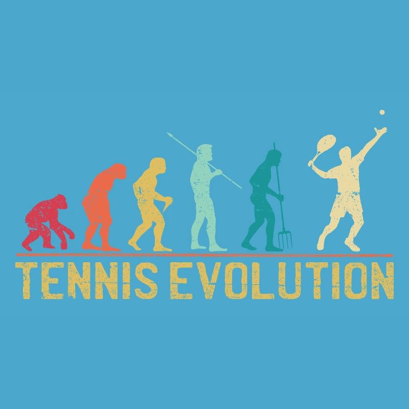 Tennis Evolution Evolution Graphic Design