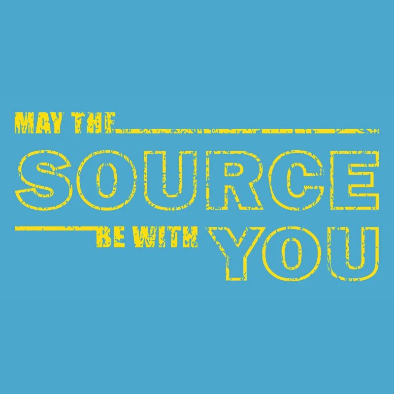 May the Source Be With You – Geek Tee