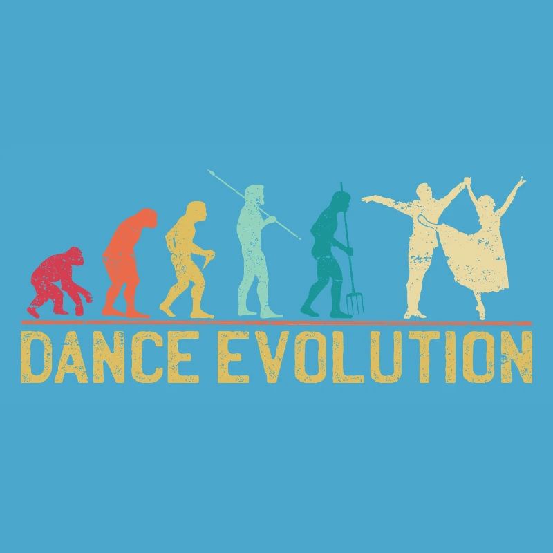 Conception de silhouette d'évolution de la danse