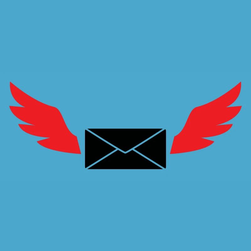 Express Mail Envelope Winged Post