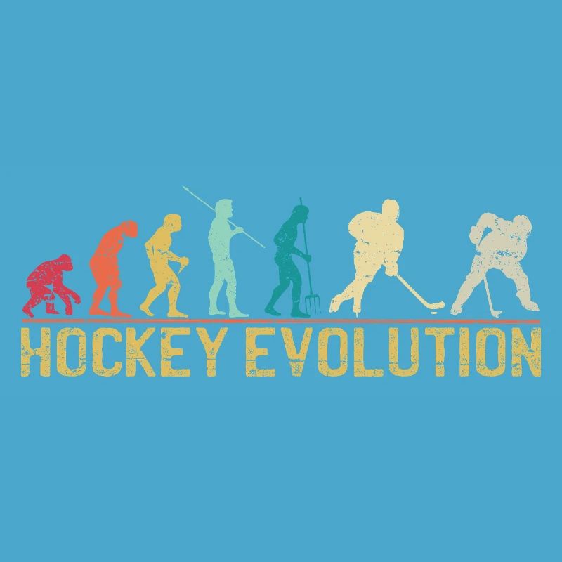 Conception de la silhouette Hockey Evolution