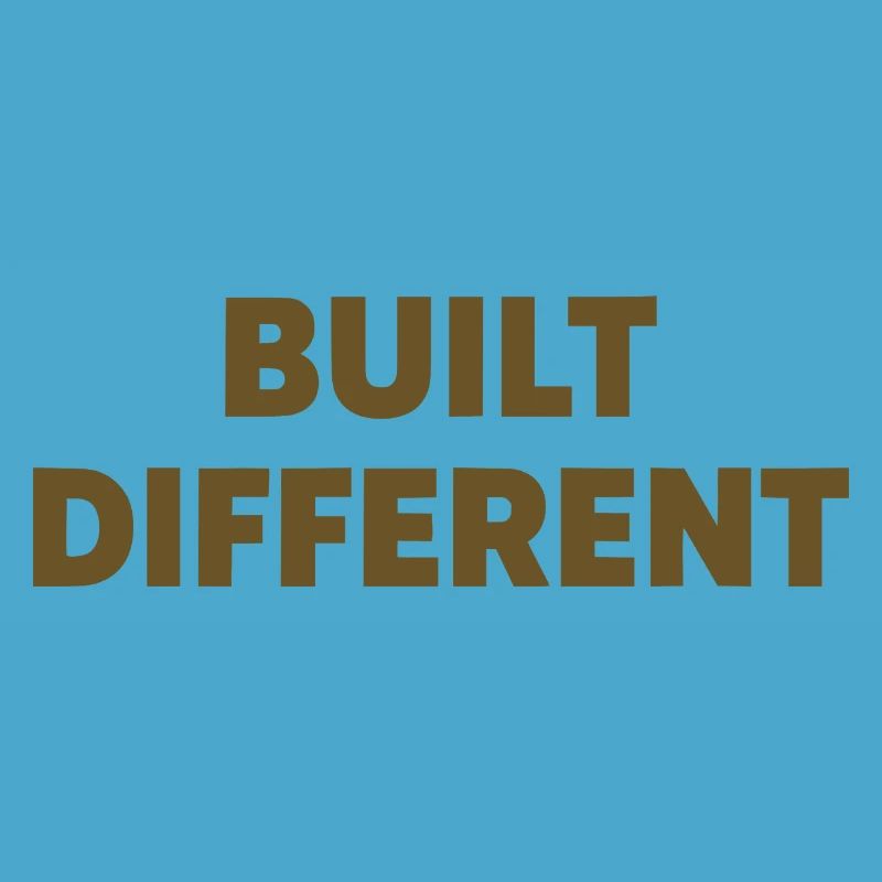 Typographie d’affirmation différente construite
