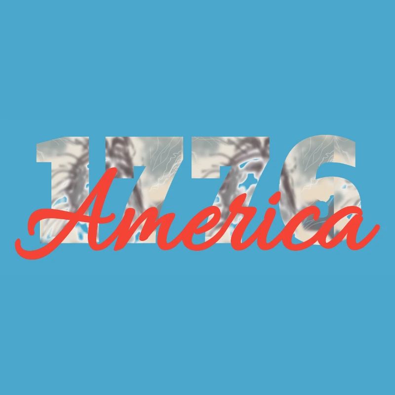 1776 America Script Overlay