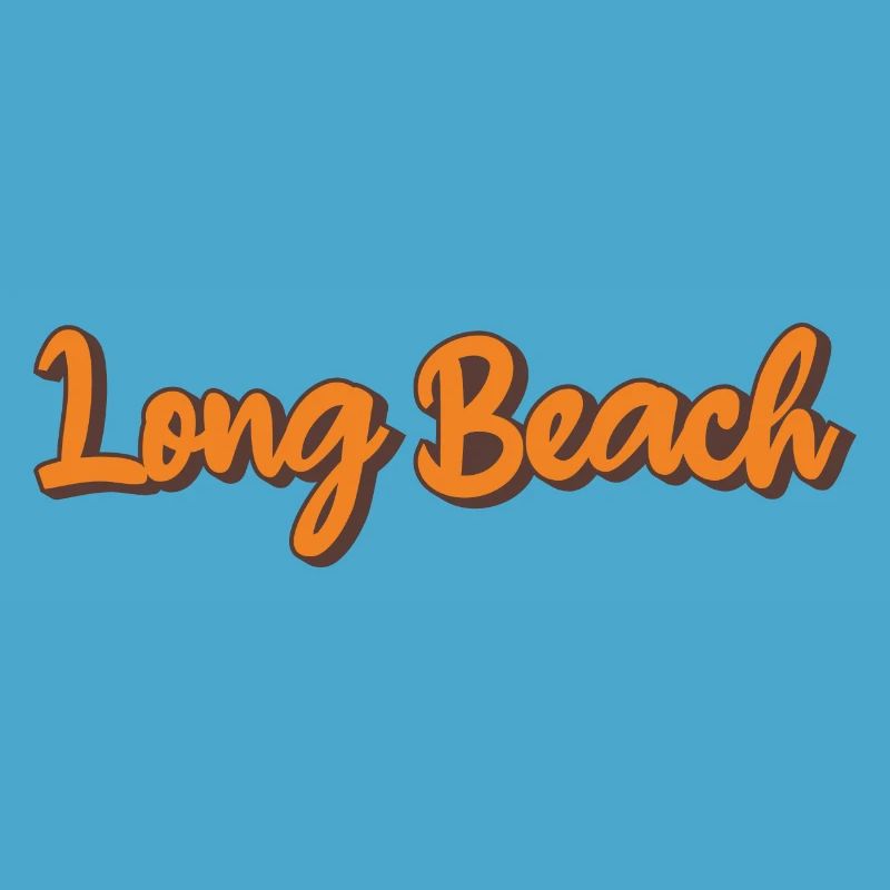 Long Beach Retro Script