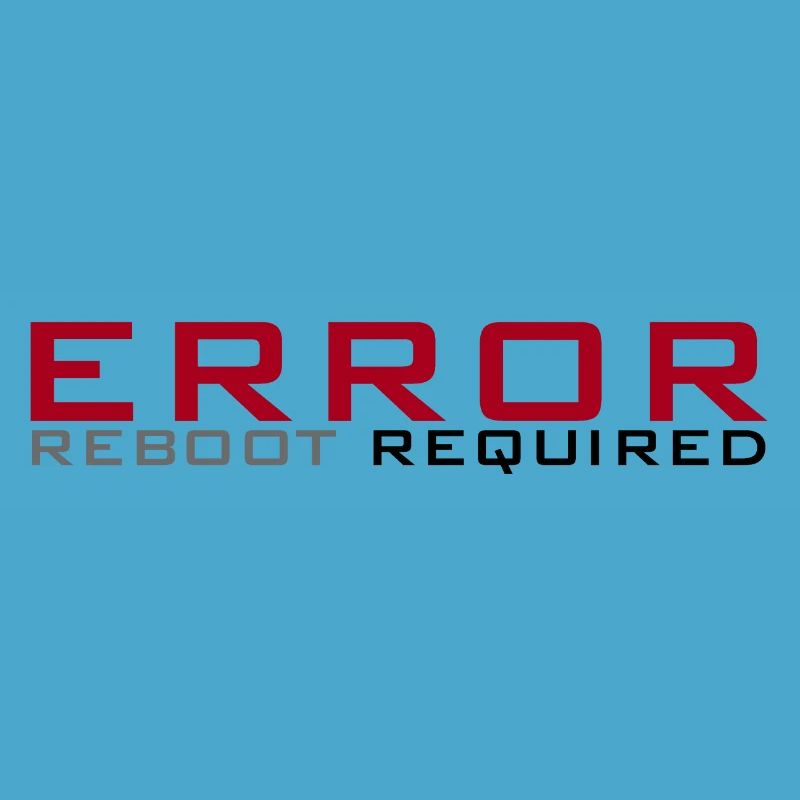 Error: Reboot required