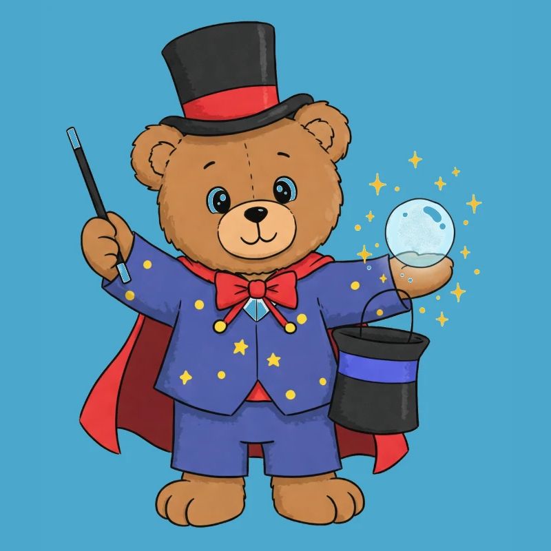 Teddybär Zauberer