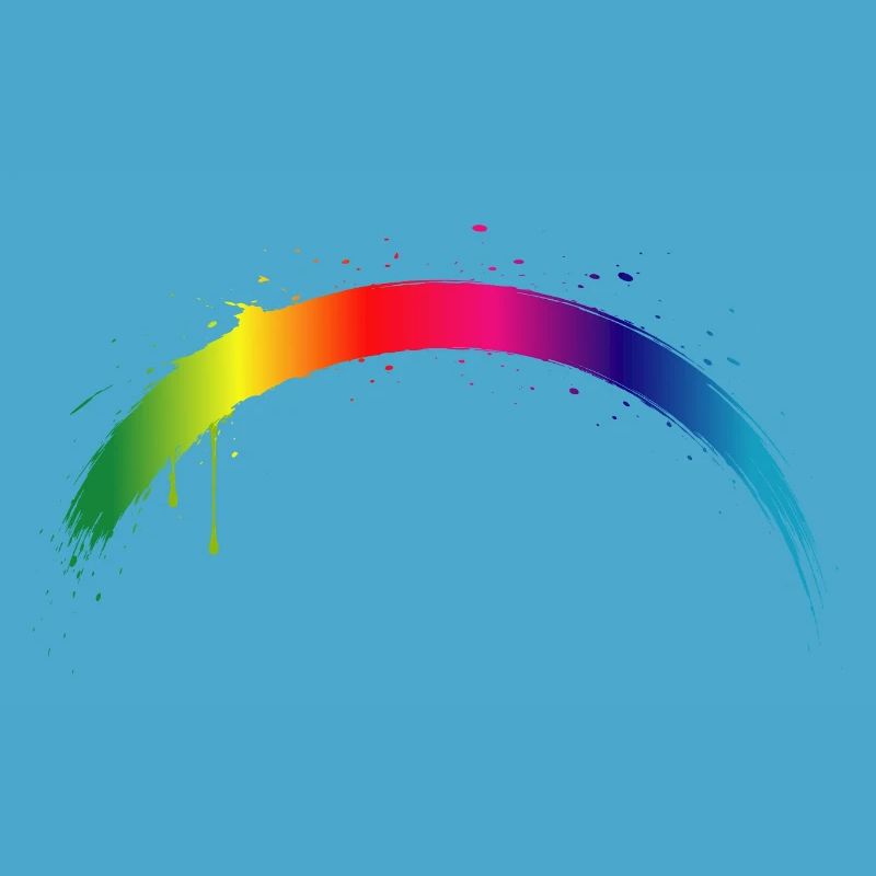 Rainbow Arc Gradient Splash Art