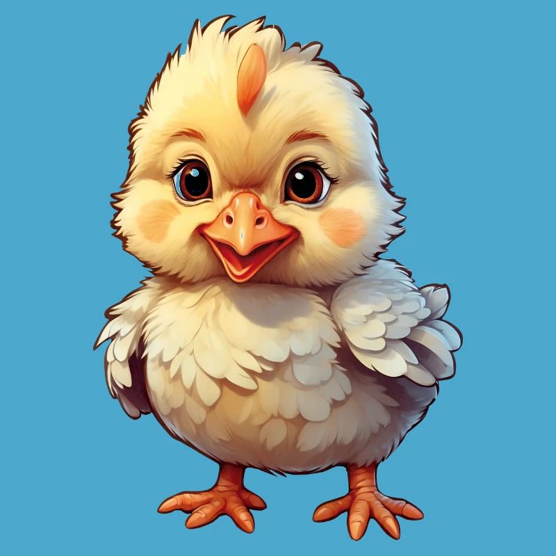 Petit poussin mignon
