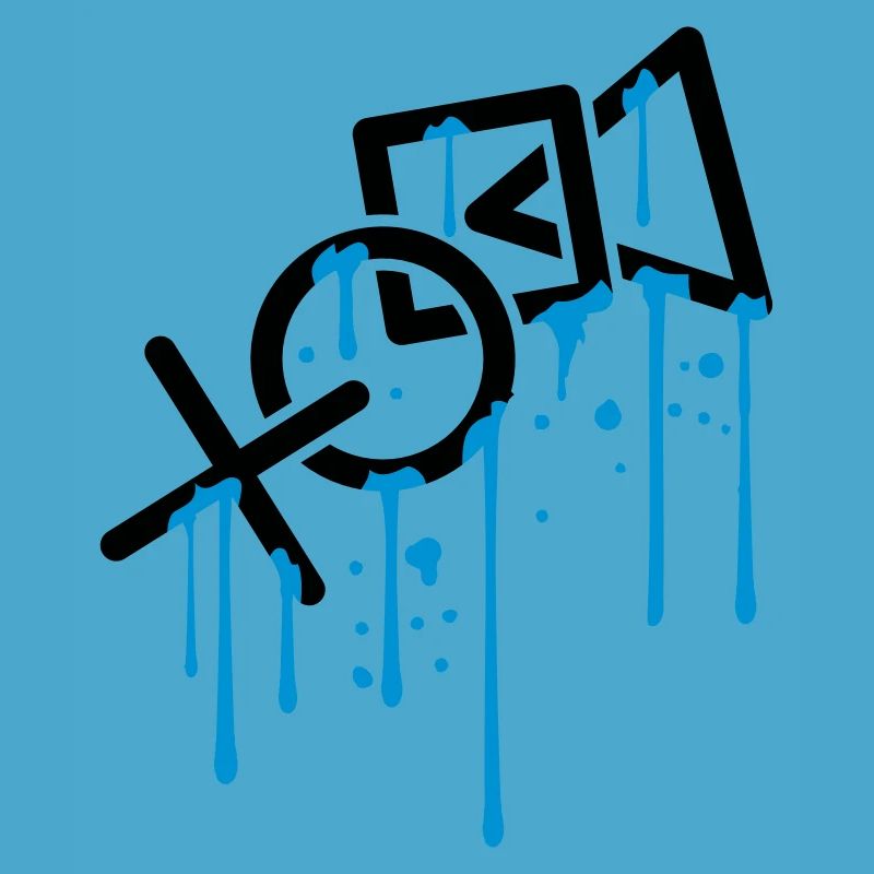 wet drip graffiti controller silhouette cool X vie